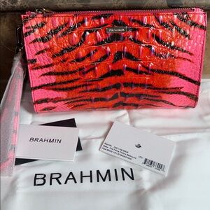 Brahmin Pink Feline Ombré Melbourne Daisy